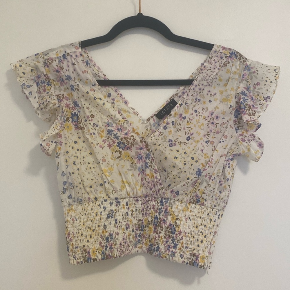 1. State Floral Blouse